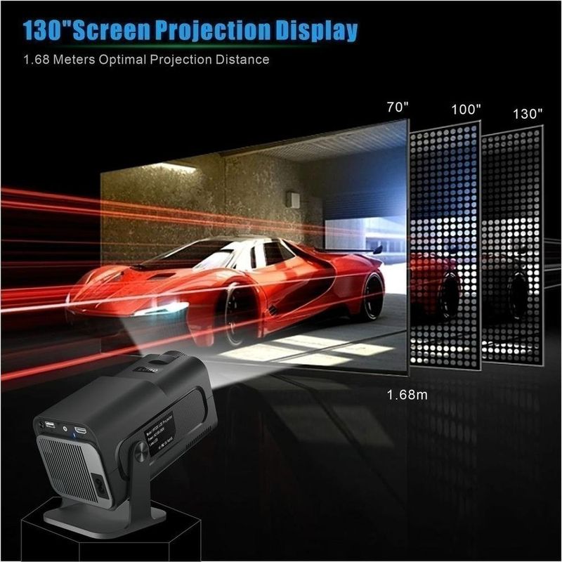 projetor 4k hd pro a'gold até 130" pgt-hy350 (mp)
