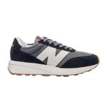 tênis casual masculino n°39 new balance 370v1 preto (mp)