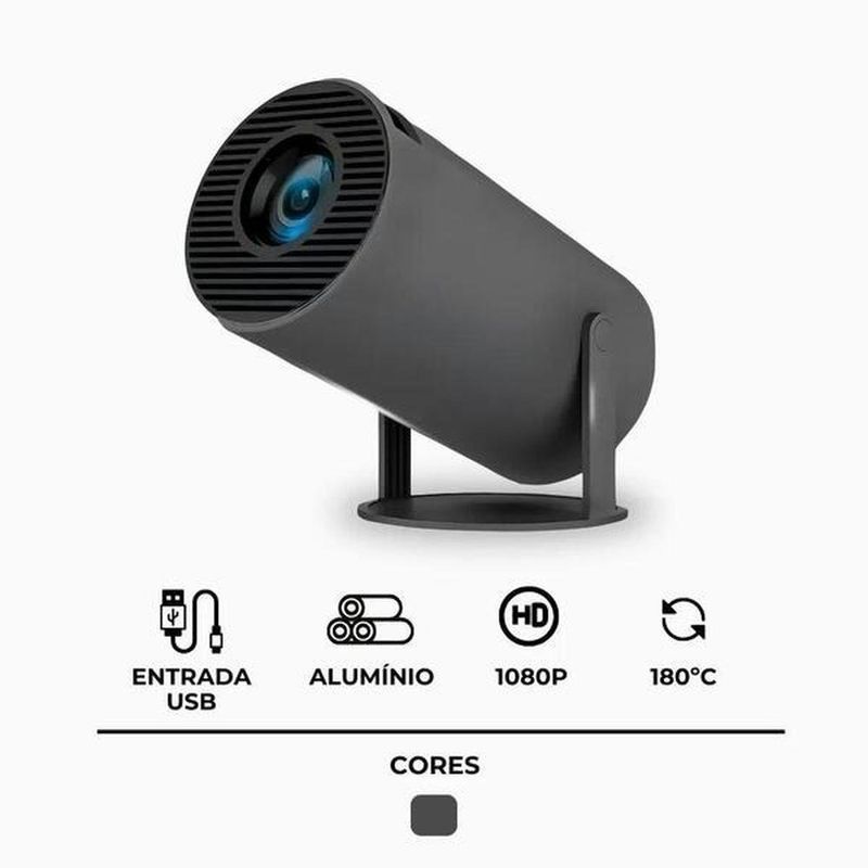 projetor 4k hd pro a'gold até 130" pgt-hy330 (mp)