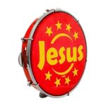 pandeiro luen percussion 10 abs jesus pele holográfica 40221cx (mp)