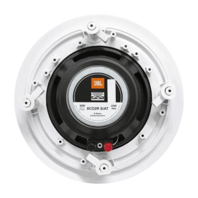 arandela redonda jbl 2 peças 50w rms 107 dbspl 6co2r (mp)
