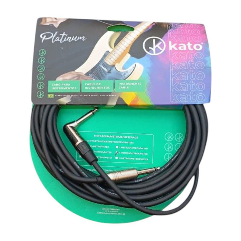 cabo de guitarra kato platinum p10/p10l 7m (mp)