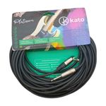 cabo de guitarra kato platinum p10/p10l 15m (mp)