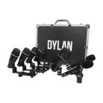 kit microfone dylan para bateria 7 peças dd-7 (mp)