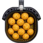 fritadeira britânia air fryer 5 litros antiaderente gold preto 127v baf45a