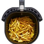 fritadeira britânia air fryer 5 litros antiaderente gold preto 127v baf45a