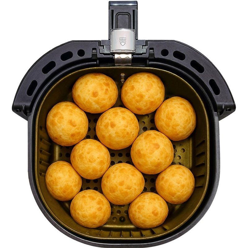 fritadeira britânia air fryer 5 litros antiaderente gold preto 127v baf45a