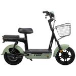 bicicleta elétrica yoo y200 350wh bike verde claro e cinza (mp)