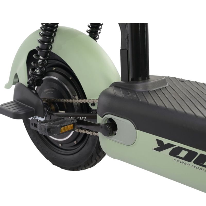 bicicleta elétrica yoo y200 350wh bike verde claro e cinza (mp)