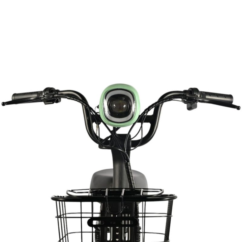 bicicleta elétrica yoo y200 350wh bike verde claro e cinza (mp)