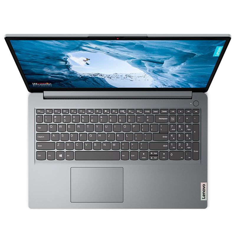 notebook lenovo ideapad 1i core i3 256gb grafite tela 15.6" windows 11 grafite