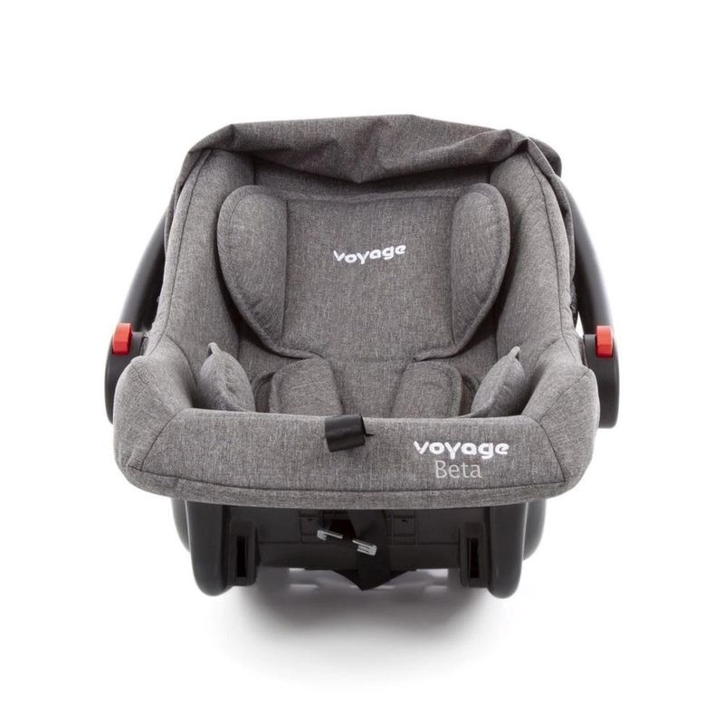 bebê conforto voyage beta 0-13kg cinza mescla (mp)