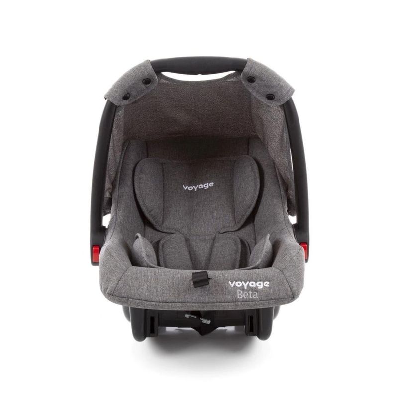 bebê conforto voyage beta 0-13kg cinza mescla (mp)