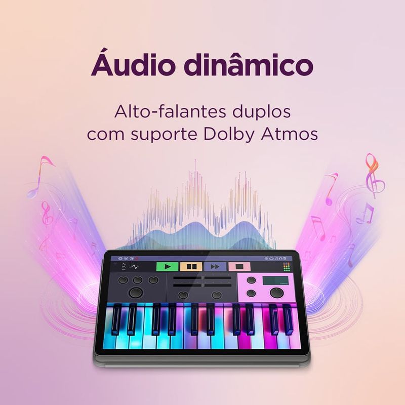 tablet lenovo tab octa-core 4gb ram 64gb cinza zaeh0151br