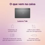 tablet lenovo tab octa-core 4gb ram 64gb cinza zaeh0151br