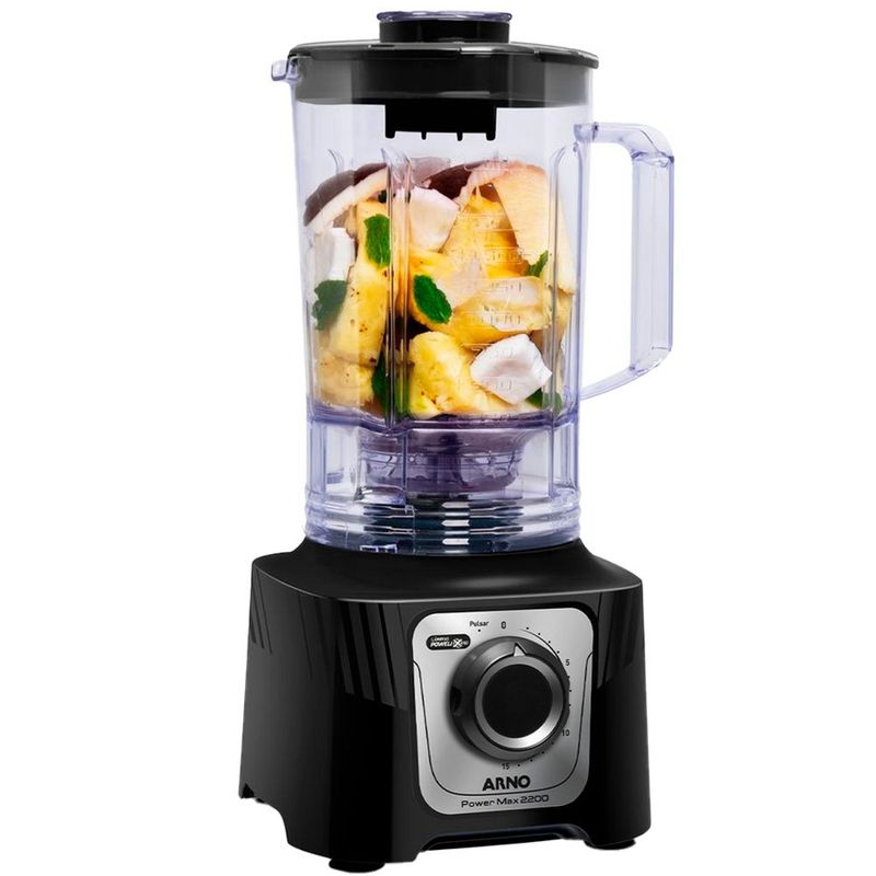liquidificador arno power max 2200w preto ln66