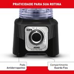 liquidificador arno power max 2200w preto ln66