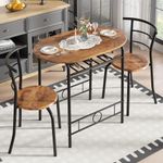 conjunto de mesa 3 peças airun nogueira e-bi