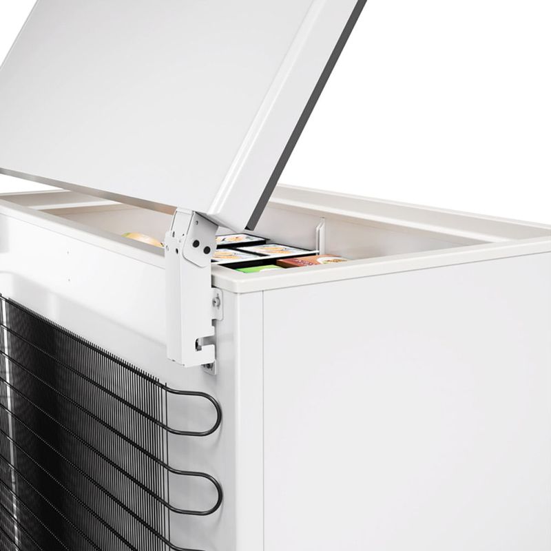 freezer horizontal metalfrio inverter 293l dupla ação bivolt branco da302ift01