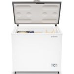freezer horizontal metalfrio inverter 293l dupla ação bivolt branco da302ift01