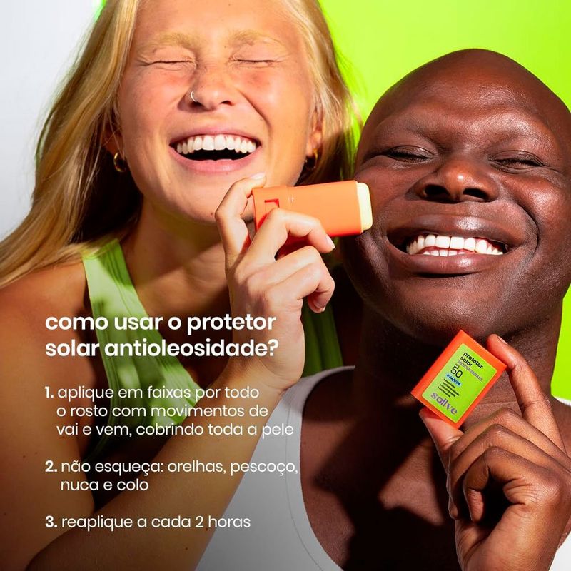 protetor solar facial em bastão antioleosidade fps50 15g sallve