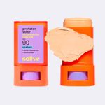 protetor solar facial em bastão antimanchas fps90 cor 3 sallve
