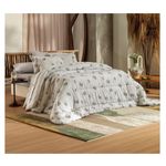 edredom casal teka liso 220x240cm diamante marfim 2380 (mp)