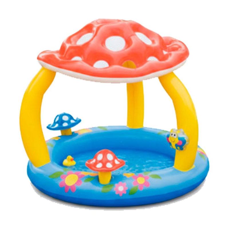 piscina inflável infantil wet set cogumelo 102mx89cm (mp)