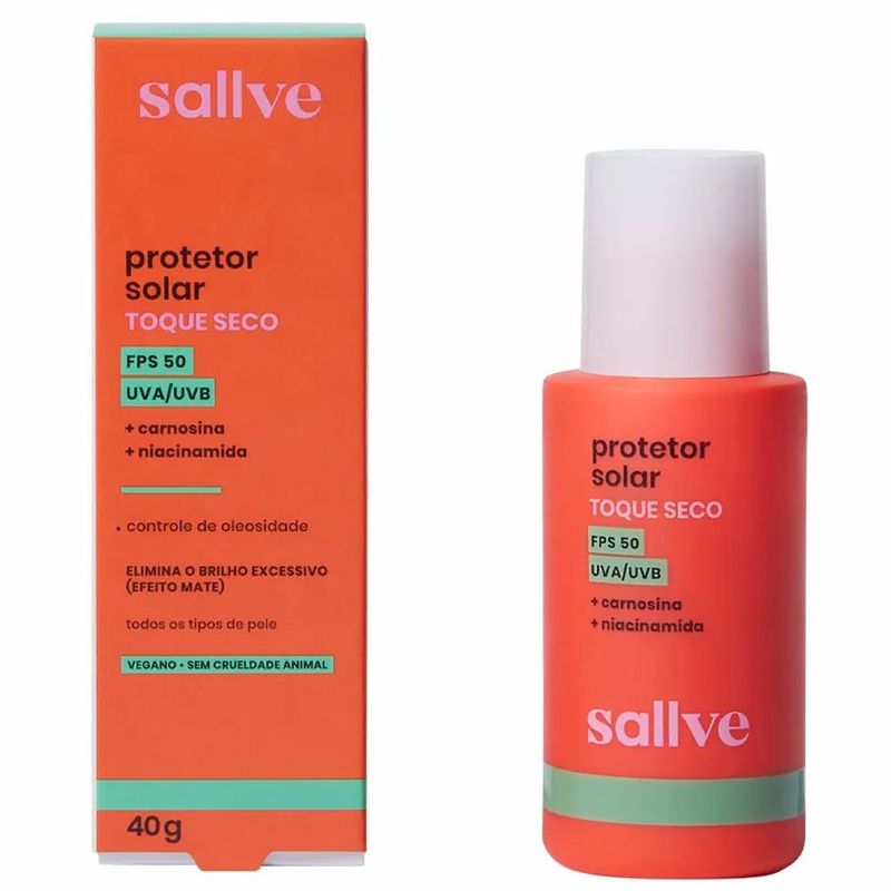 protetor solar toque seco fps50 40g sallve