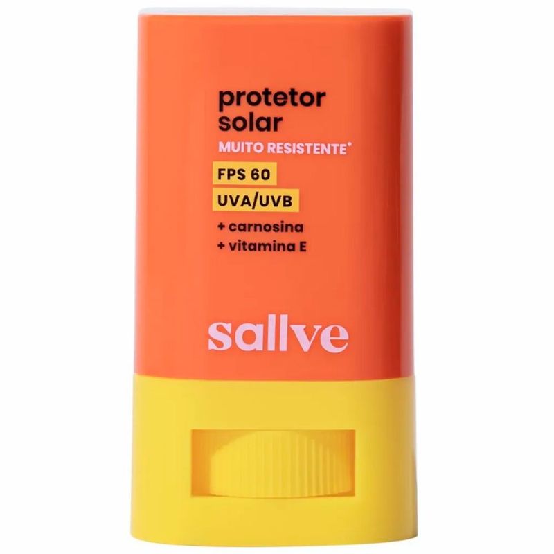 protetor solar facial em bastão fps60 15g sallve