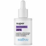 sérum facial super niancinamida 20% 30ml sallve
