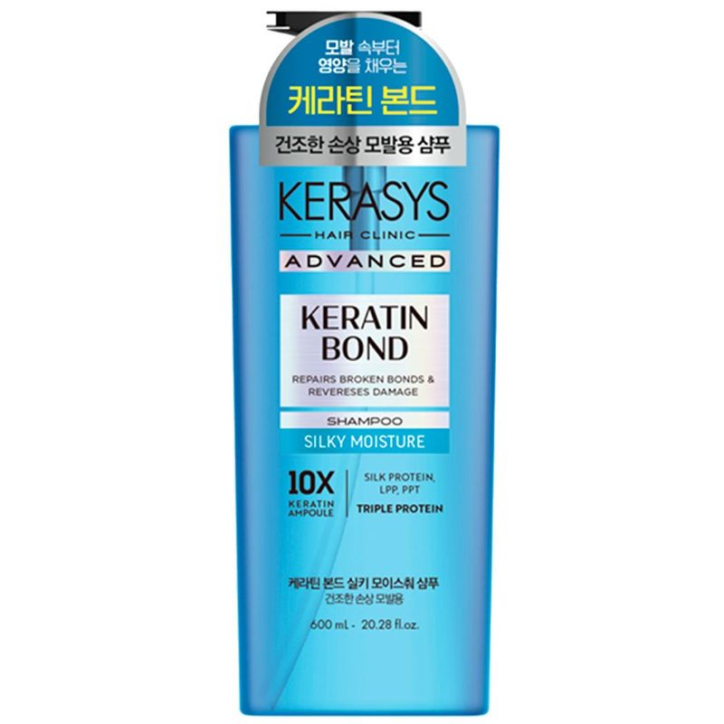 shampoo kerasys advanced keratin bond silky moisture 600ml