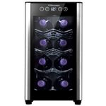 adega electrolux 08 garrafas acb08 painel touch bivolt preto 01081wba189