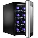 adega electrolux 08 garrafas acb08 painel touch bivolt preto 01081wba189