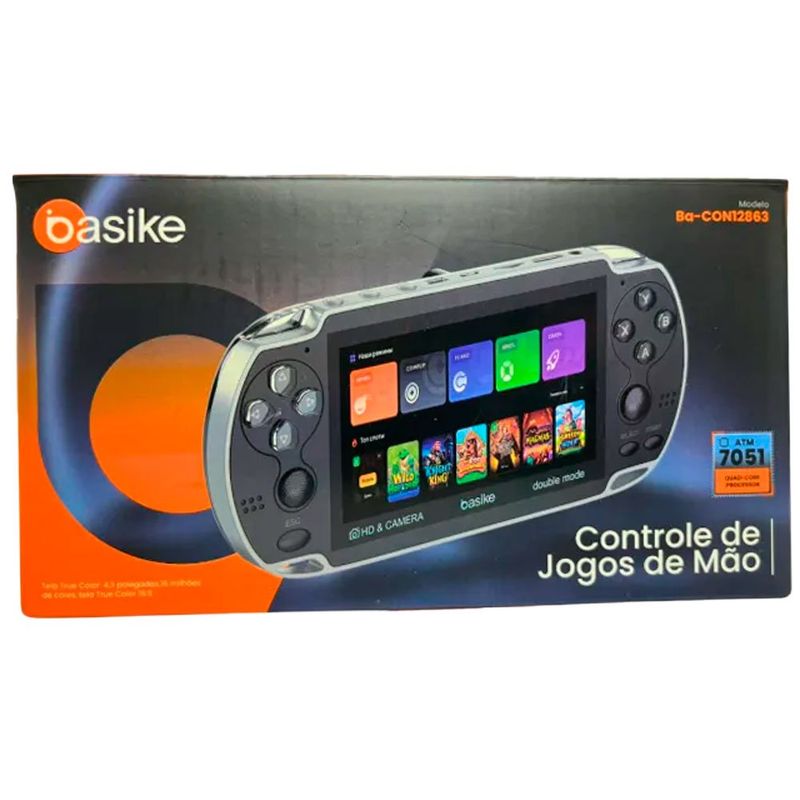 video game portátil basike preto (mp)