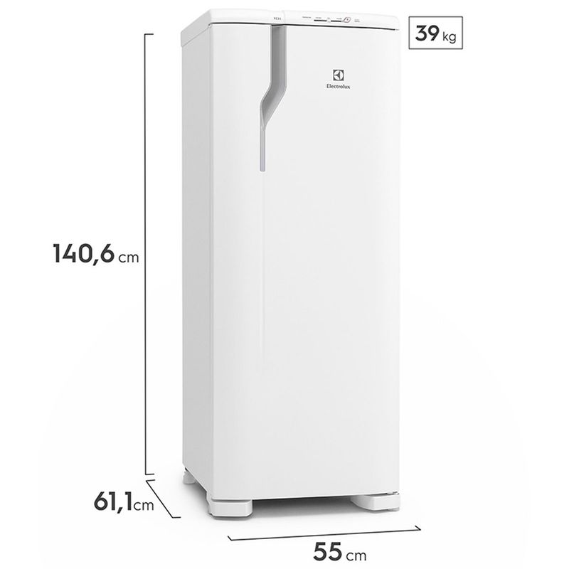geladeira electrolux degelo cycle defrost 1 porta 240 litros branca re31