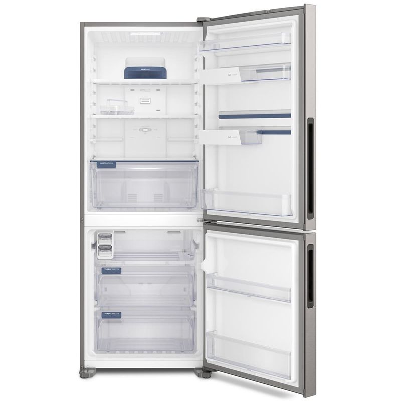 geladeira electrolux frost free inverse 490l ib7s inox