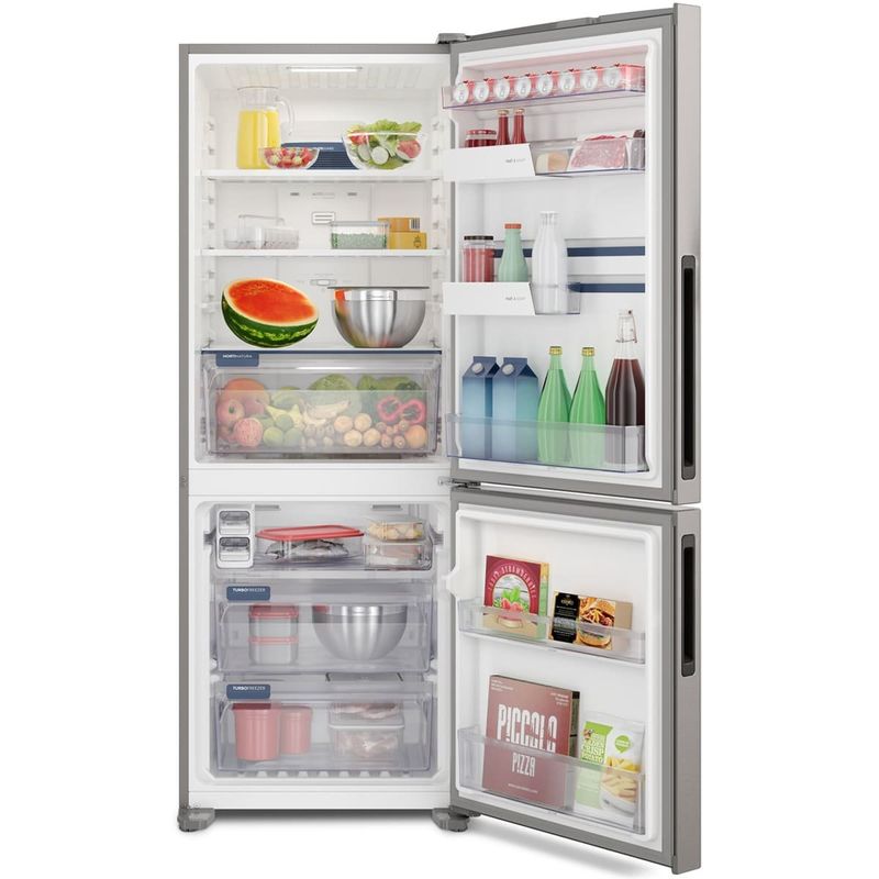 geladeira electrolux frost free inverse 490l ib7s inox