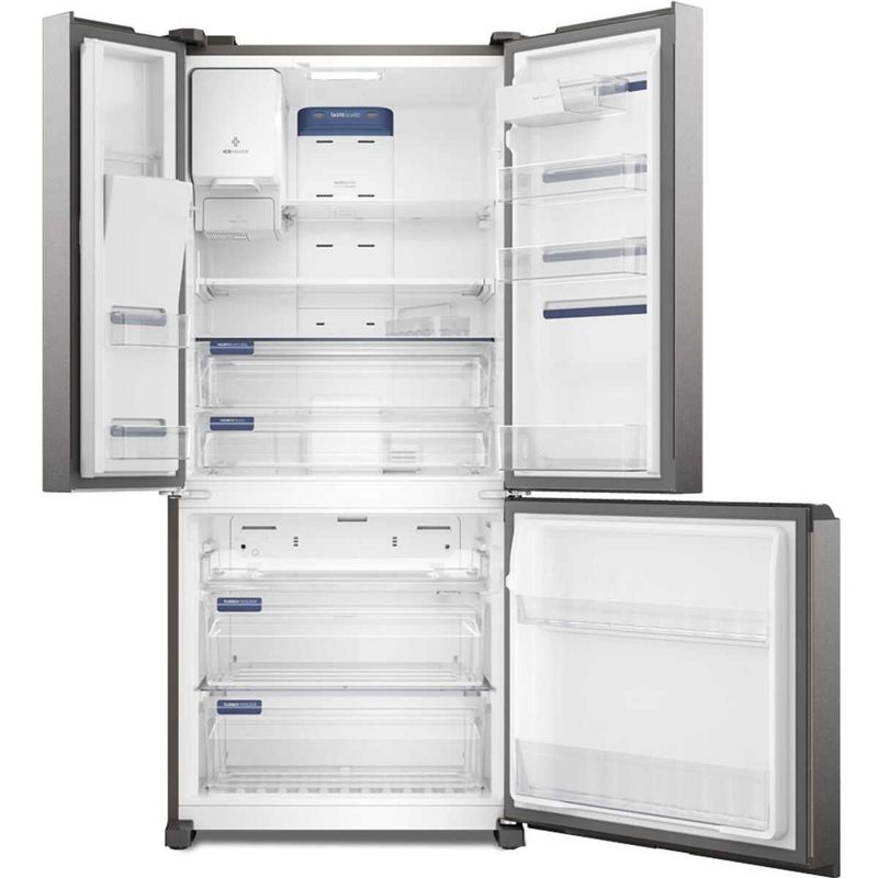geladeira electrolux multidoor inverter 540l dispenser água e gelo inox look im8is