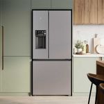geladeira electrolux multidoor inverter 540l dispenser água e gelo inox look im8is