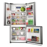 geladeira electrolux multidoor inverter 540l dispenser água e gelo inox look im8is