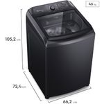 máquina de lavar 18kg electrolux expert tripla filtragem leb18