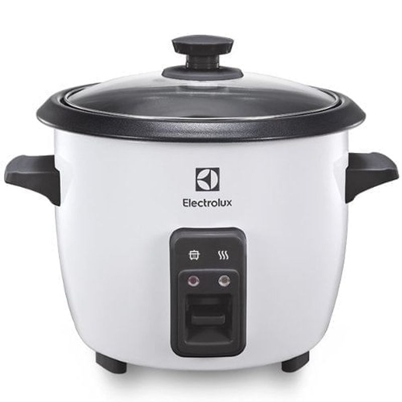 panela elétrica electrolux para arroz 7 xícaras 1,3l 500w 127v branco - rcb50