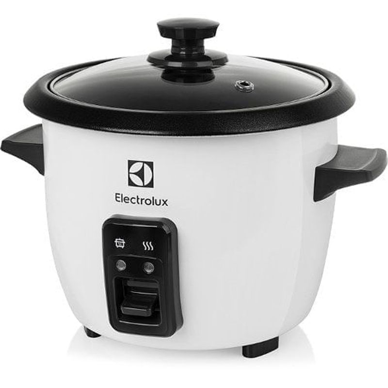 panela elétrica electrolux para arroz 7 xícaras 1,3l 500w 127v branco - rcb50