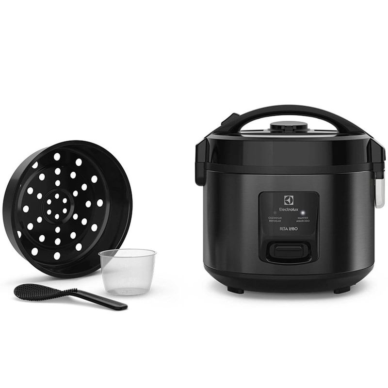 panela de arroz elétrica electrolux 2l por rita lobo preto erc10