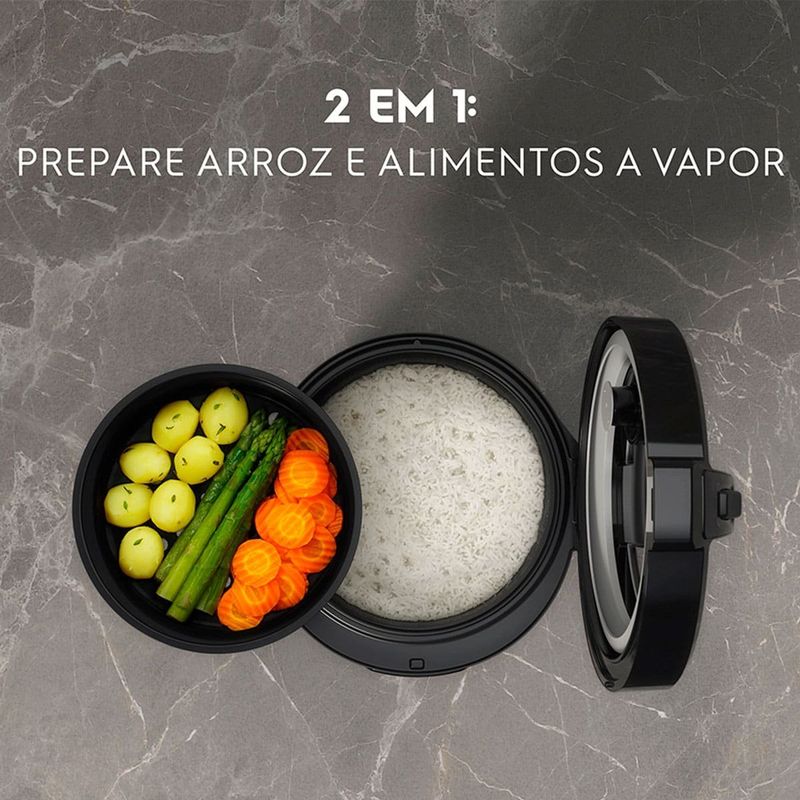 panela de arroz elétrica electrolux 2l por rita lobo preto erc10