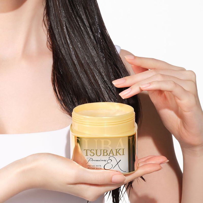 máscara capilar tsubaki premium ex repair mask 180ml