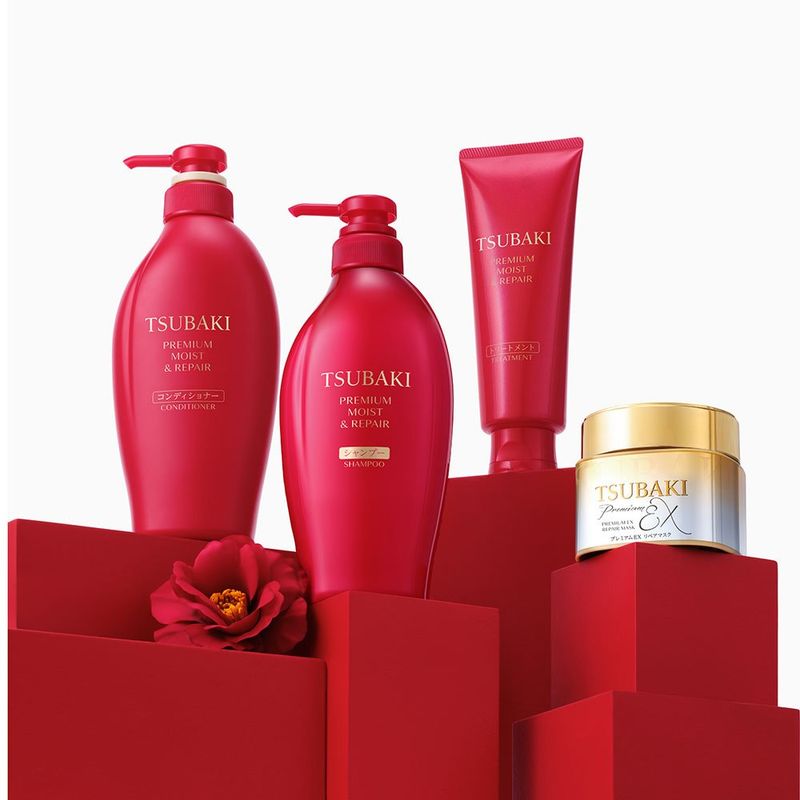 máscara capilar tsubaki premium ex repair mask 180ml