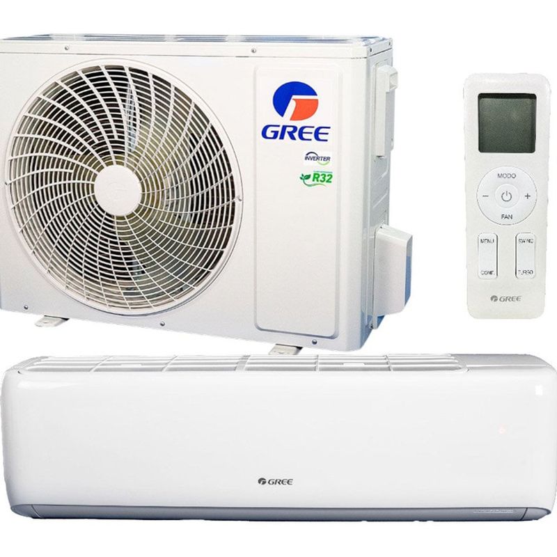 ar-condicionado split 24.000 btus gree g-side auto inverter com wi-fi 220v cb590n12500/cb622w09500 (id)