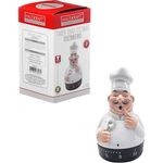 timer para cozinha etilux branco e vermelho tmer014
